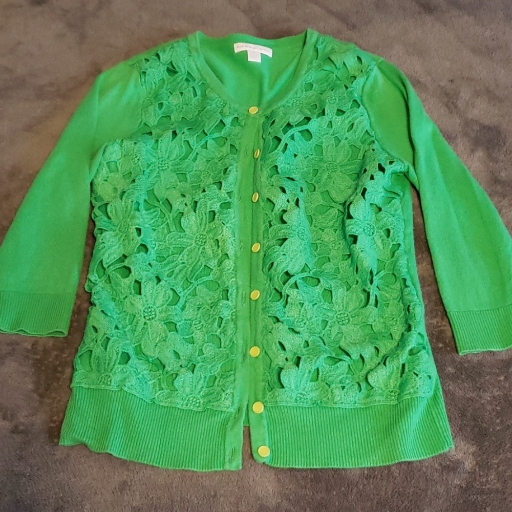 Green Cardigan